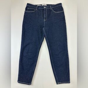 Mango dark wash jeans Womens Size 14 NewMom high waisted